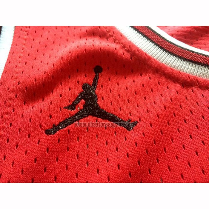 Camiseta Michael Jordan NO 23 Rojo Negro